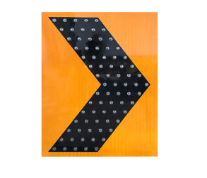 Solar-Powered LED Traffic Arrow Sign
