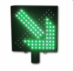 270mm red cross green arrow signal toll station traffic light