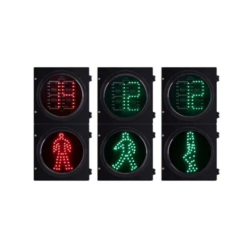 200mm crossing road pedestrian countdown timer led traffic light