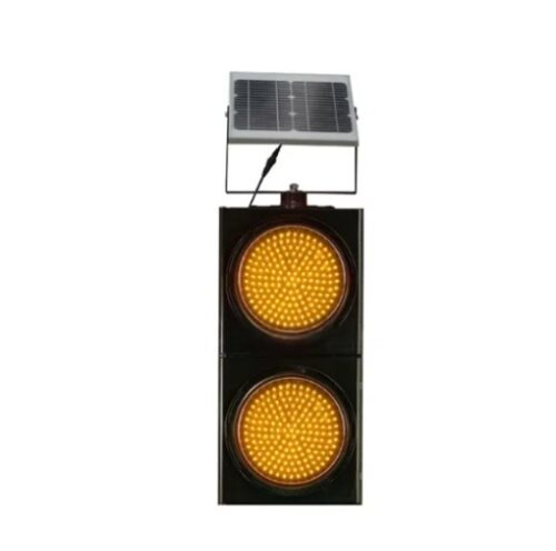300mm Yellow solar Warning Light