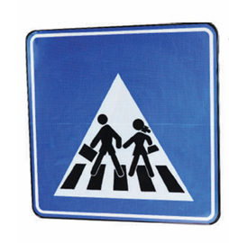 60 x 60 cm PLASTIC SQUARE TRAFFIC SIGN