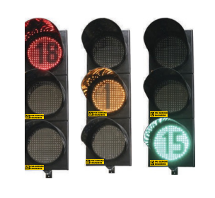 300 mm GRAPHIC COUNTDOWN VEHICLE SIGNAL (BLACK / STANDARD)