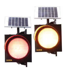 300 mm Solar Flasher with Power LEDs