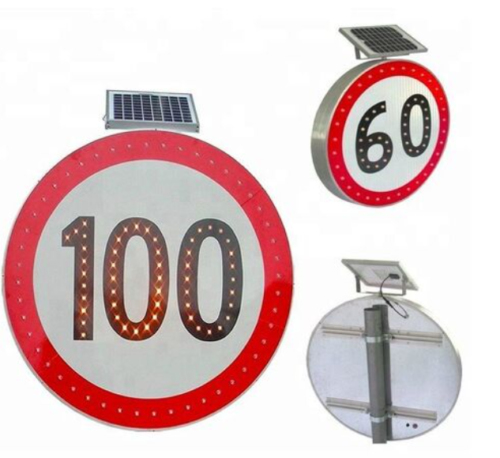 Solar Panel Powered Oem High Way Outdoor Street Road Flashing